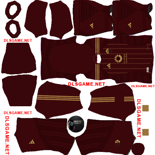 AS Roma Home Kit 25 DLS 26
