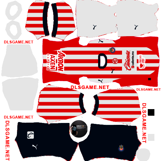 Chivas de Guadalajara Home Kit 25 DLS 26