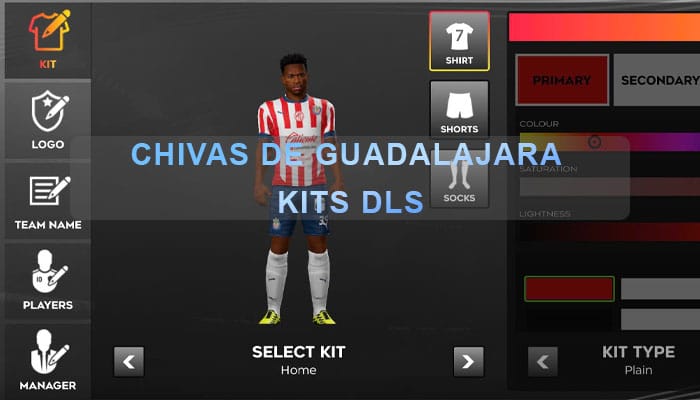Chivas de Guadalajara kits dls