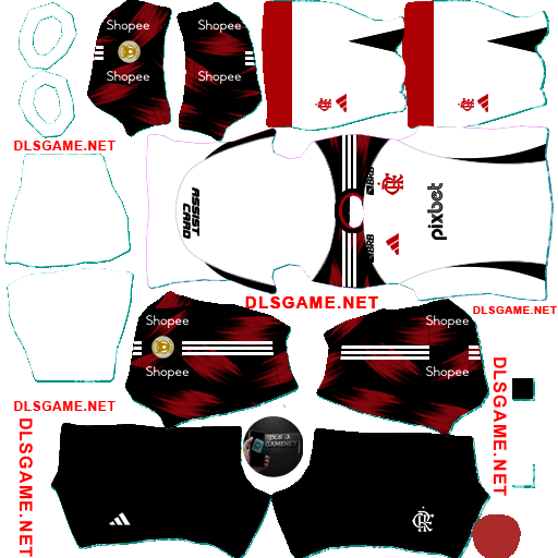Flamengo Away Kit 2025 26 DLS 26
