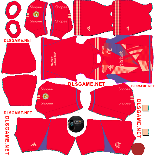 Flamengo GK2 Kit 2025 26 DLS 26