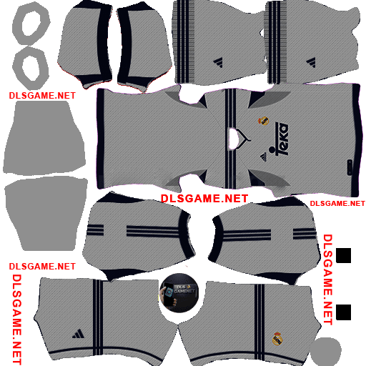 Real Madrid 2000 2001 Home Kit DLS 26
