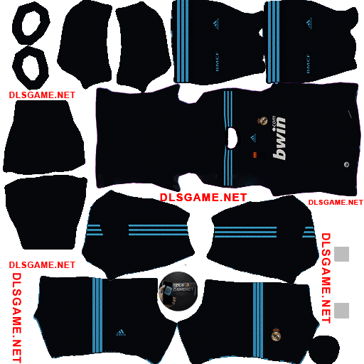 Real Madrid Third Kit 2009 2010 DLS 26