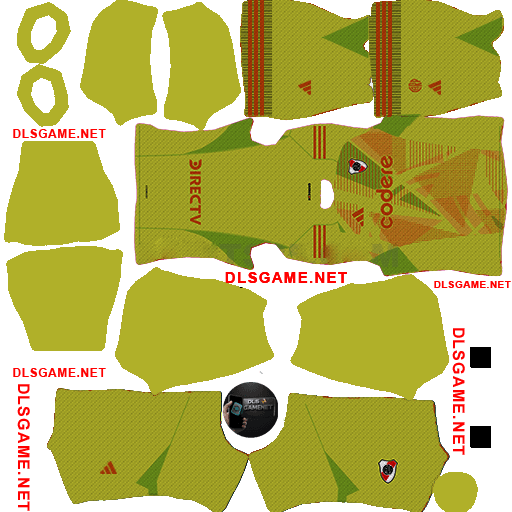 River Plate GK Kit 25 DLS 26