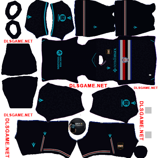 Sampdoria Third Kit 25 DLS 26