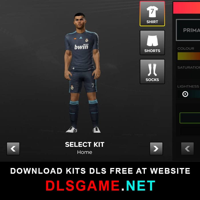 real madrid third kit 2009 10 ingame DLS 26