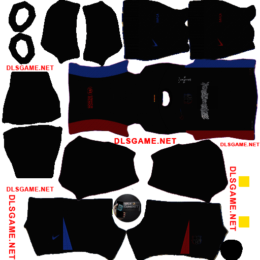 Barcelona Away Kit 2024 25 X Travis Scott DLS 26