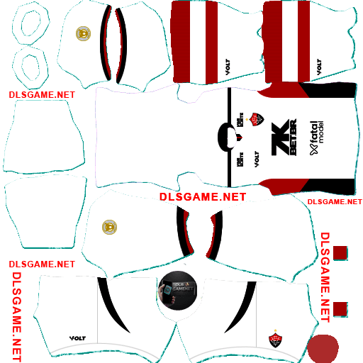 Esporte Clube Vitoria Away Kit 2025 26 DLS 26