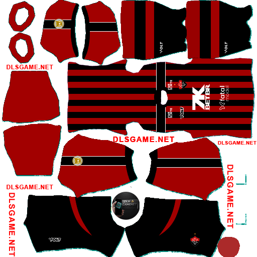 Esporte Clube Vitoria Home Kit 2025 26 DLS 26
