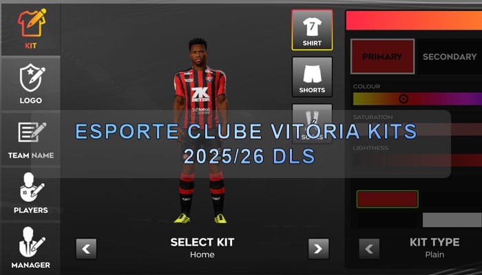 Esporte Clube Vitoria Kits 25 26 DLS 26