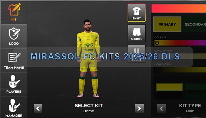 Mirassol FC Kits 2025 26 DLS