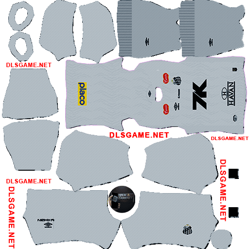Santos FC Home Kit 2025 26 DLS 26