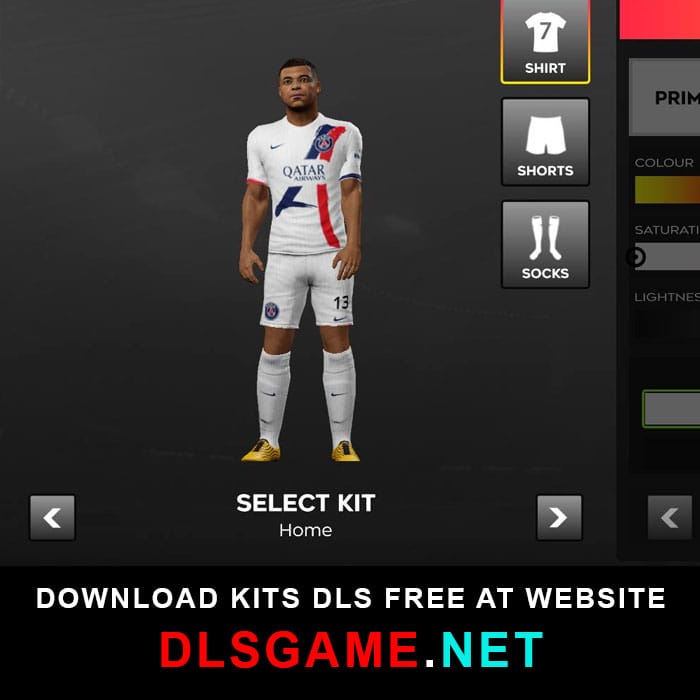 psg away kit 25 26 ingame DLS 26