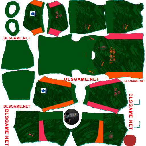 AC Milan GK3 Kit 2025 26 DLS 26