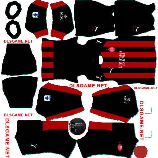 AC Milan Home Kit 2025 26 DLS 26