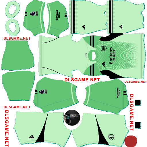Arsenal GK3 Kit 2025 26 DLS 26
