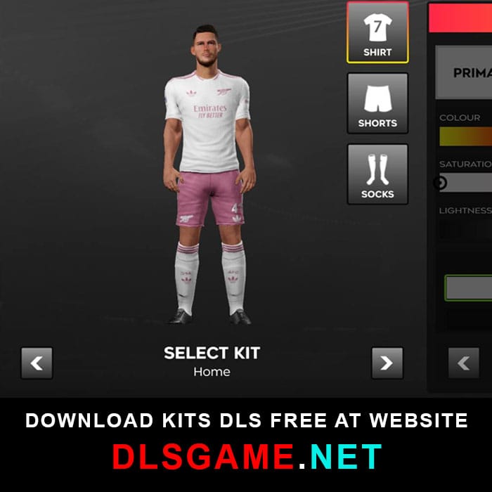 Arsenal Third Kit 25 26 ingame DLS25