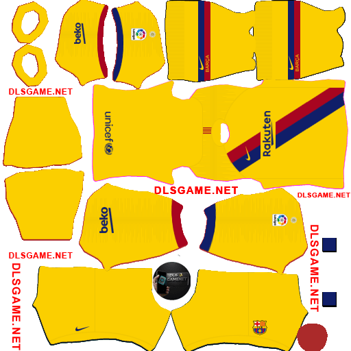 Barcelona Away Kit 2019 20 DLS 26