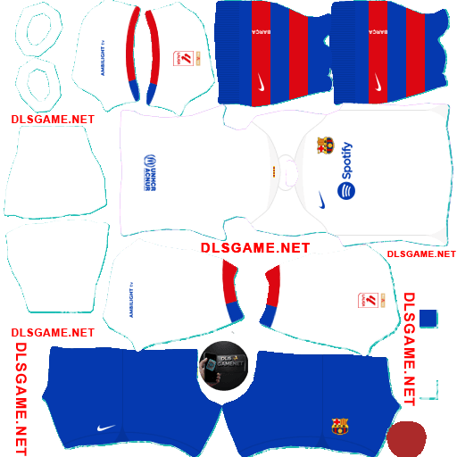 Barcelona Away Kit 2023 24 DLS 26