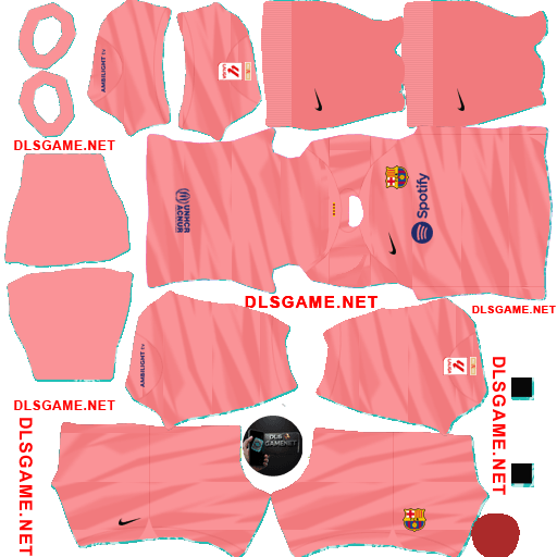 Barcelona GK3 Kit 2023 24 DLS 26