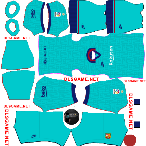 Barcelona Third Kit 2019 20 DLS 26