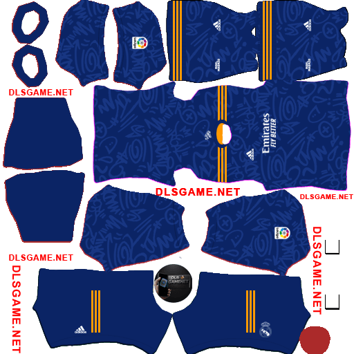 Real Madrid Away Kit 2021 22 DLS 26