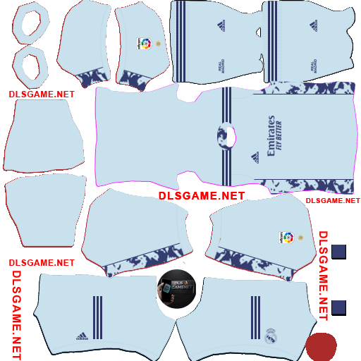Real Madrid GK1 Kit 2020 21 DLS 26