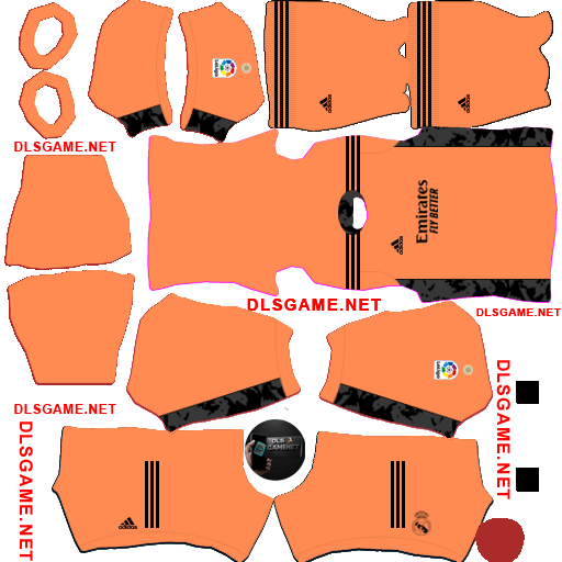 Real Madrid GK2 Kit 2020 21 DLS 26