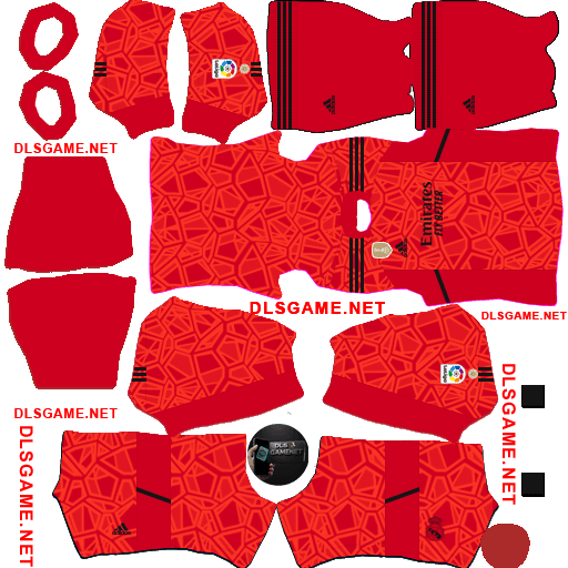 Real Madrid GK2 Kit 2022 23 DLS 26