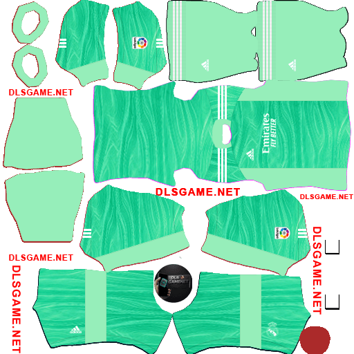 Real Madrid GK3 Kit 2021 22 DLS 26