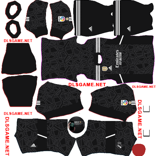 Real Madrid GK3 Kit 2022 23 DLS 26