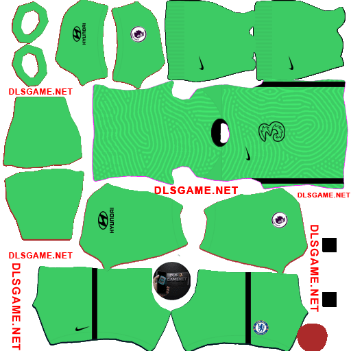 Chelsea GK1 Kit 2020 21 DLS 26