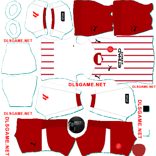 Girona FC Home Kit 2025 26 DLS 26