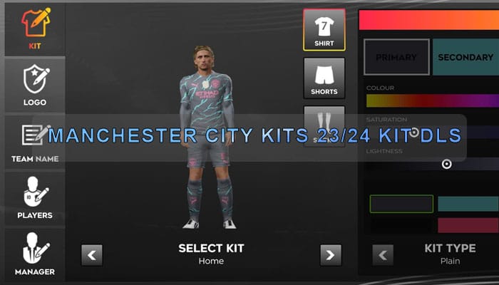 Manchester City Kits 23/24 Kit DLS