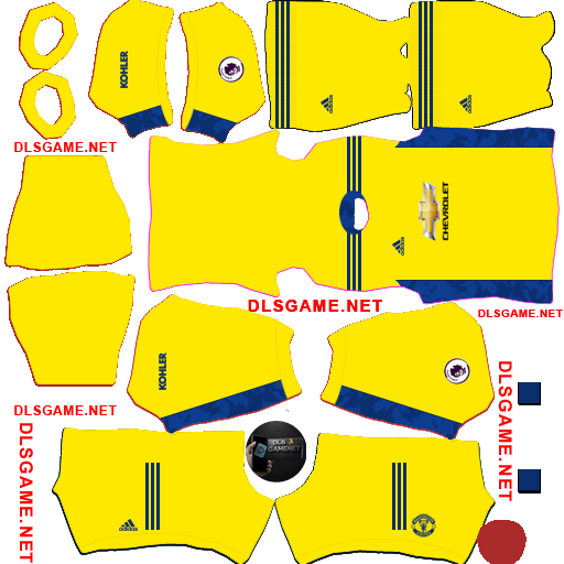 Manchester United GK2 Kit 2020 21 DLS 26