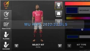 Manchester United Kits 2022 23 DLS 25