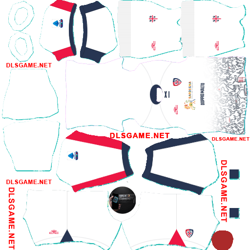 Cagliari Away Kit 2025 26 DLS 26