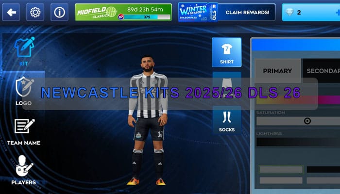 newcastle Kits 2025 26 DLS 26