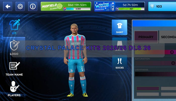 Crystal Palace Kits 2025 26 DLS 26