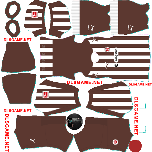 FC St Pauli Home Kit 2025 26 DLS 26