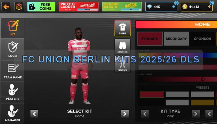 FC Union Berlin Kits 2025 26 DLS