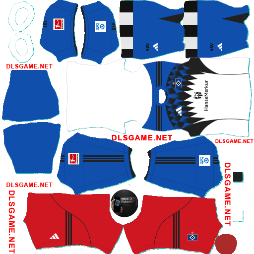 Hamburg SV Home Kit 2025 26 DLS 26