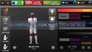 Olympique Lyon Kits 2025/26 DLS