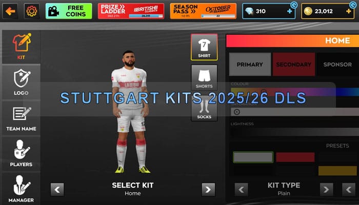 Stuttgart Kits 2025 26 DLS