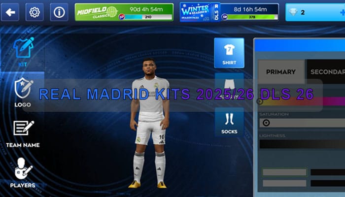 real madrid kits 2025 26 dls 26