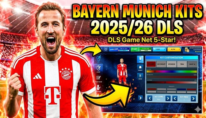 Bayern Munich Kits 2025 26 DLS
