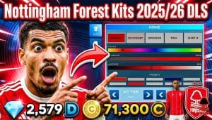 Nottingham Forest Kits 2025 26 DLS