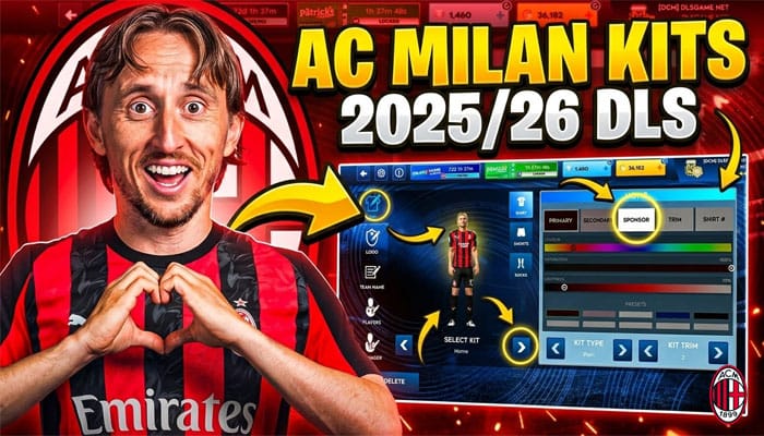 ac milan kits 2025 26 dls