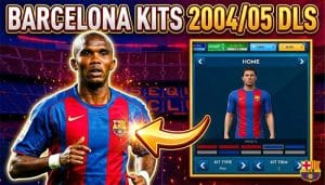 barcelona kits 2004 05 dls