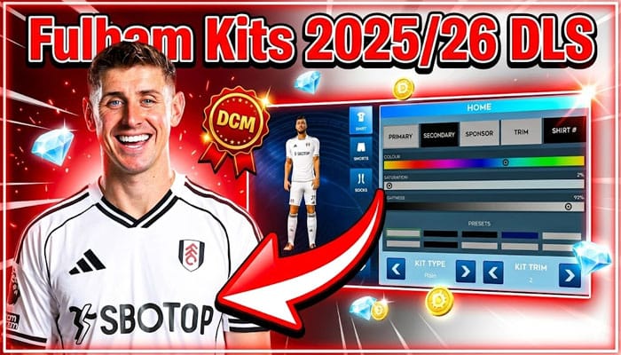 fulham Kits 2025 26 DLS